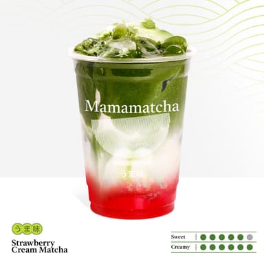 Strawberry Cream Matcha
